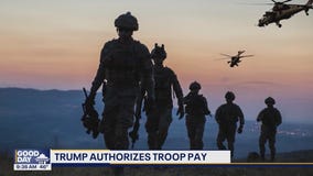 President Trump authorizes troop pay amid government shutdown