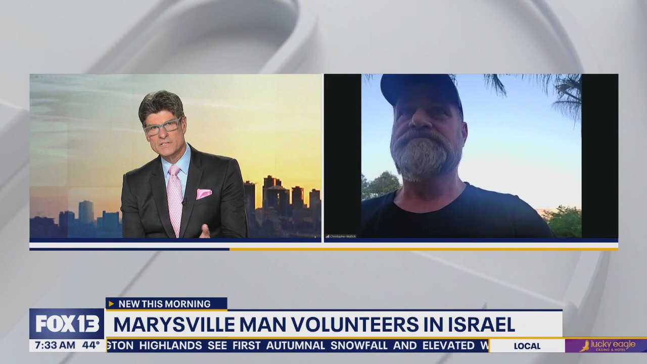 Marysville, WA man volunteers in Israel