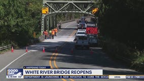 White River Bridge to reopen Friday in WA