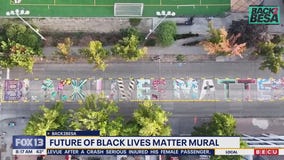 Artists restore Seattle's iconic Black Lives Matter mural in Capitol Hill