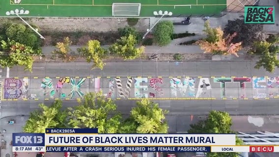Artists restore Seattle's iconic Black Lives Matter mural in Capitol Hill