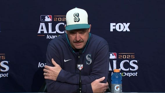 Mariners manager Dan Wilson speaks ahead of ALCS Game 5