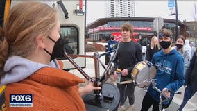 Marching band madness: Greendale helps Yale