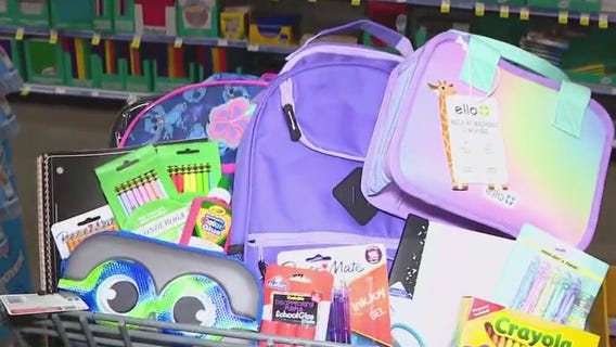 Salvation Army Backpack SOS school supply drive
