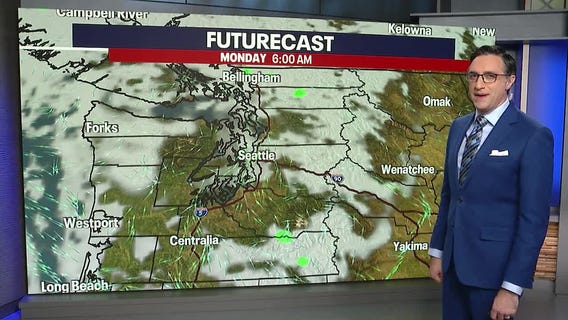 Seattle weather: Monday to be mainly dry
