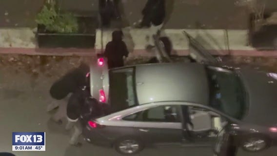 Smoke shop smashed in Seattle's Belltown neighborhood