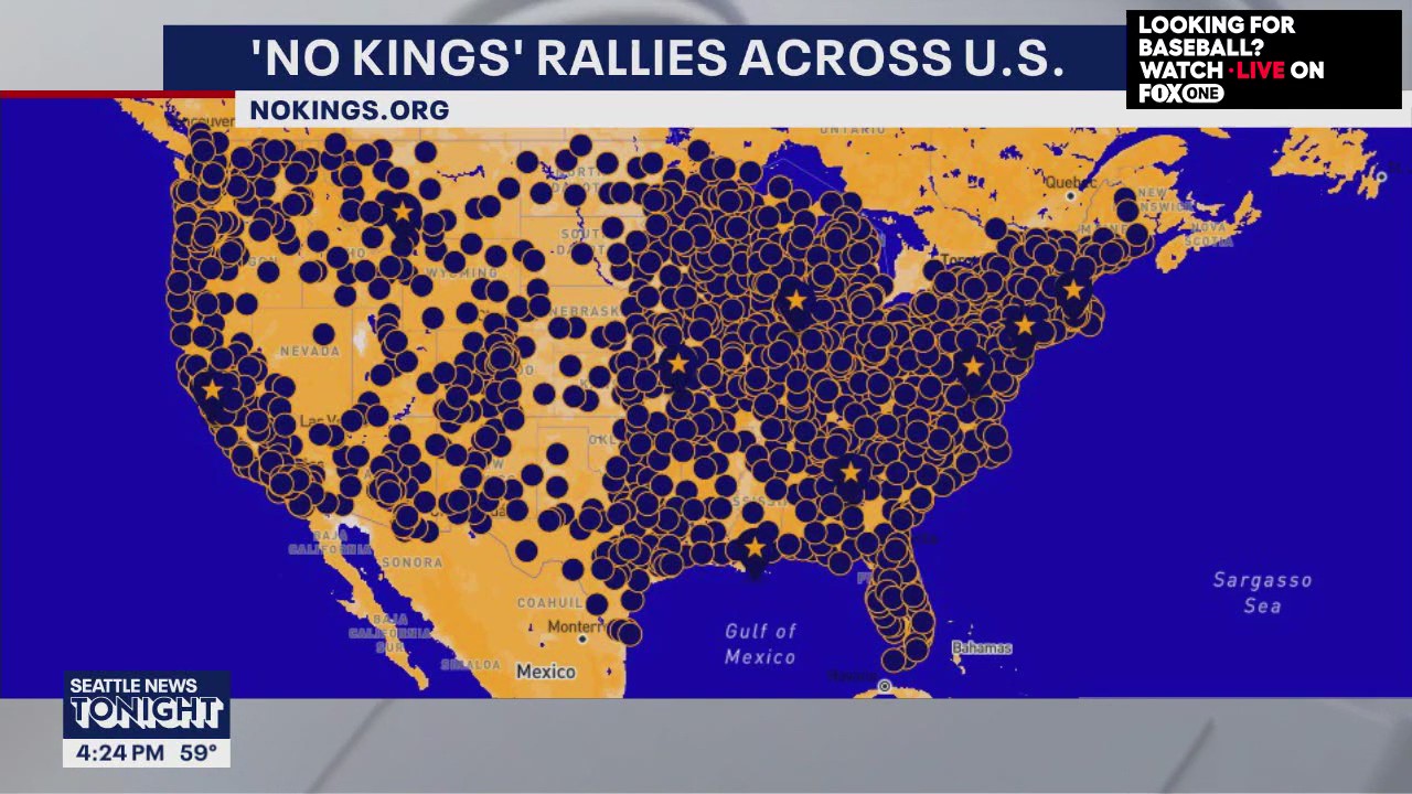Thousands of 'No Kings' rallies planned across the U.S.