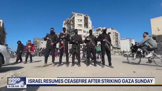 Israel strikes dozens of Hamas targets