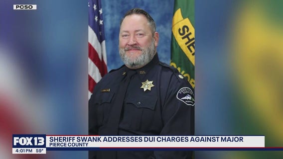Sheriff Swank launches probe after Pierce County Major charged with DUI