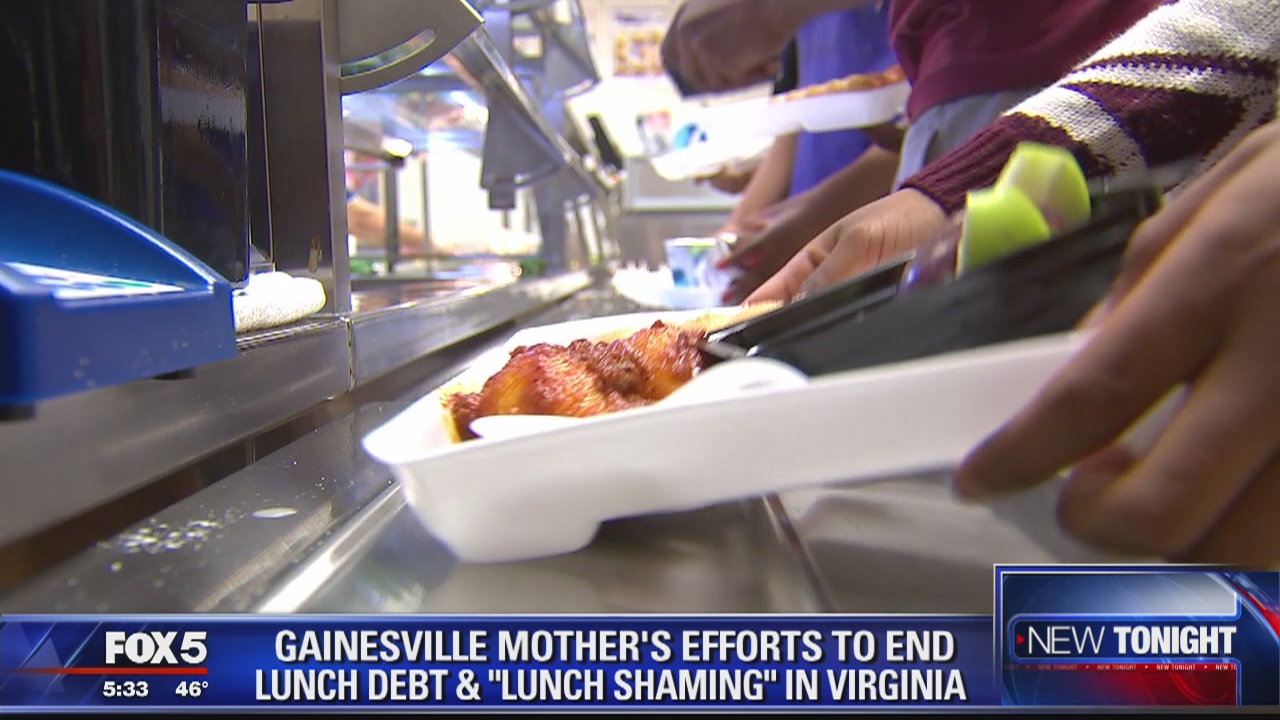 Gainesville mom looks to end 'lunch shaming' in Virginia