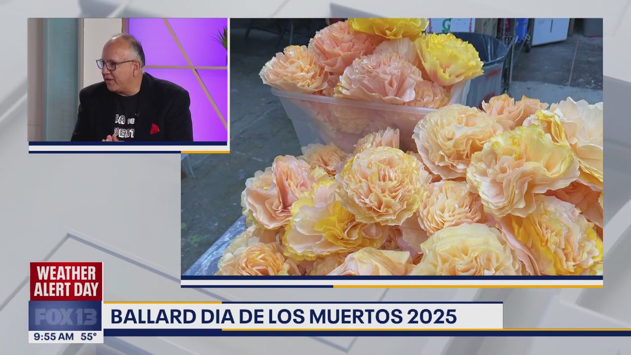 Dia de Los Muertos 2025 celebration in Seattle's Ballard neighborhood