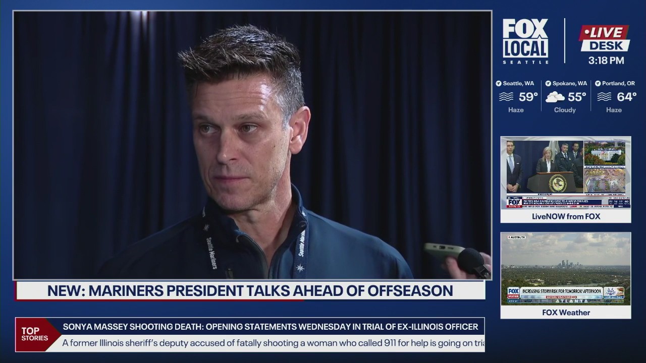 Mariners president Jerry Dipoto speaks to media after heartbreaking ALCS exit