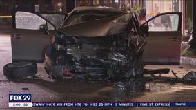 Group of 9 juveniles, 2 stolen cars involved in crashes in downtown West Chester, police say