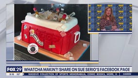 Whatcha Makin? 21st birthday cooler cake