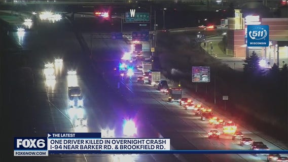 Waukesha County fatal crash; rear-end collision on I-94