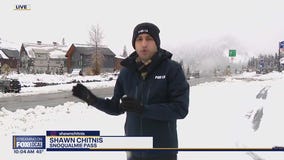 Snow at Snoqualmie Pass in WA