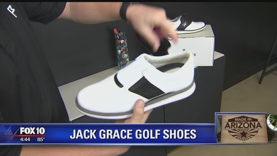 Jack Grace Golf Shoes with a twist | Made in Arizona