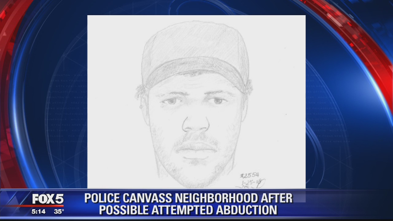 Detectives canvass Fairfax County neighborhood for possible attempted abduction suspect