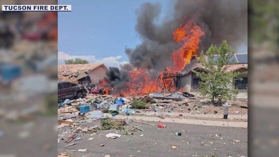 House explodes in Tucson, firefighters say