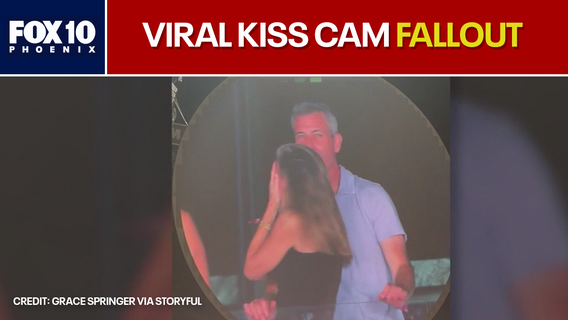 Viral kiss cam moment at Coldplay concert