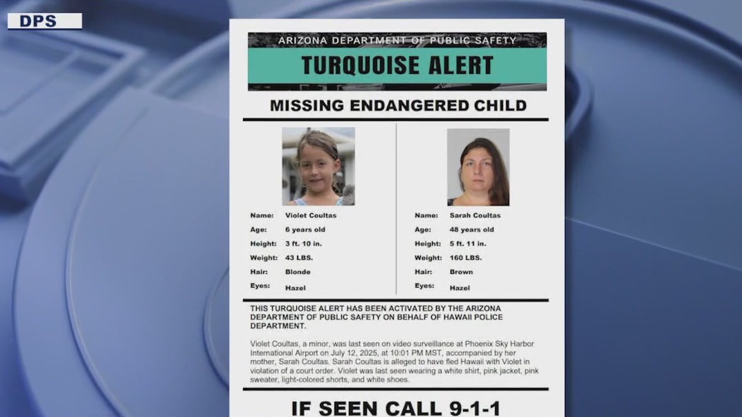 DPS cancels Turquoise Alert for Hawaiian girl