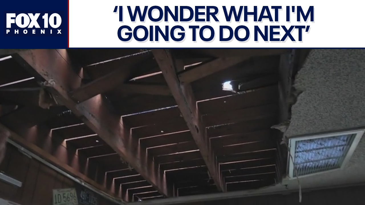 Phoenix home heavily damaged by monsoon storm