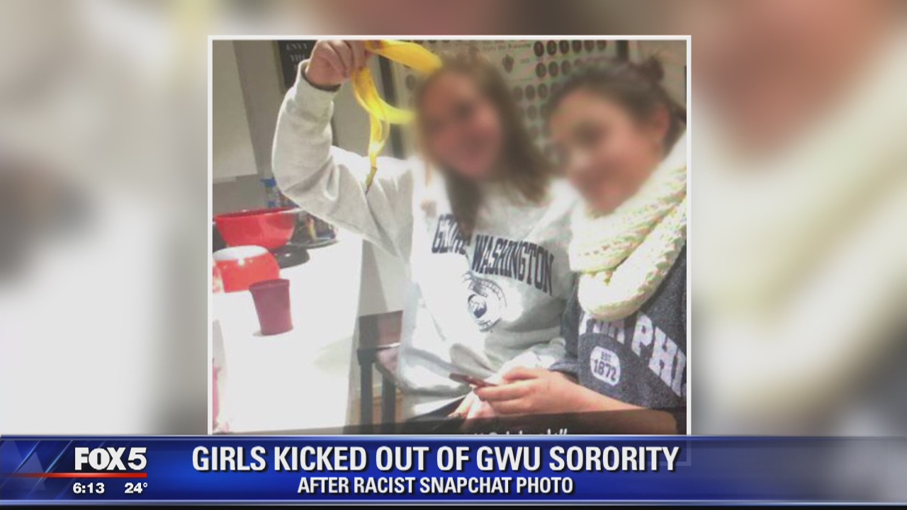 3 George Washington University students kicked out of sorority after racist Snapchat photo
