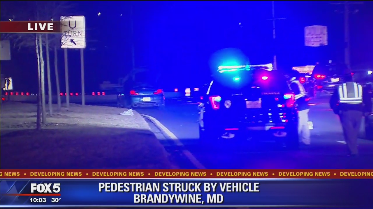 Police investigating after pedestrian struck in Prince George's County