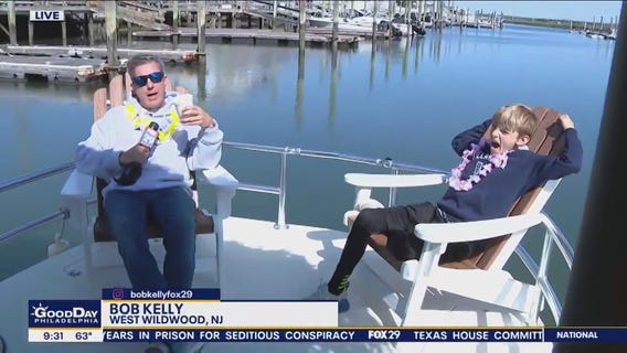 Enjoy a tiki boat tour with Kick Back Tiki Cruises on the Jersey Shore