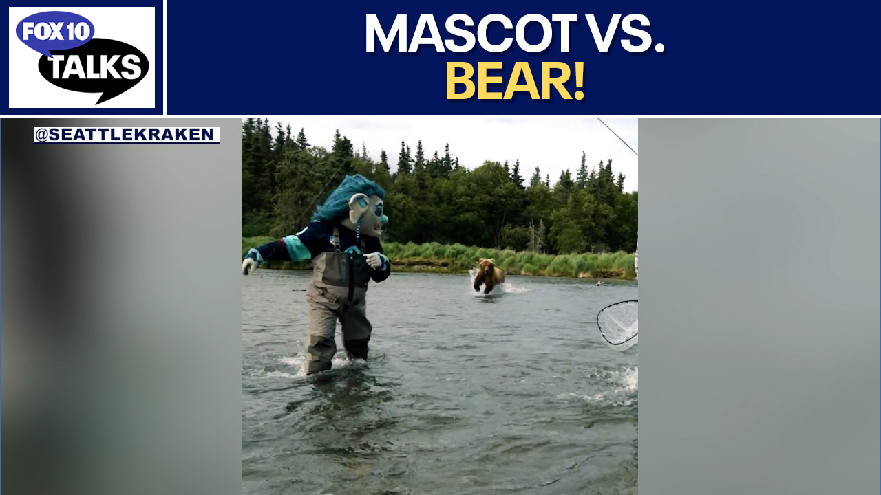 Mascot flees from bear; DUI driver allegedly sparks wildfire l FOX 10 Talks