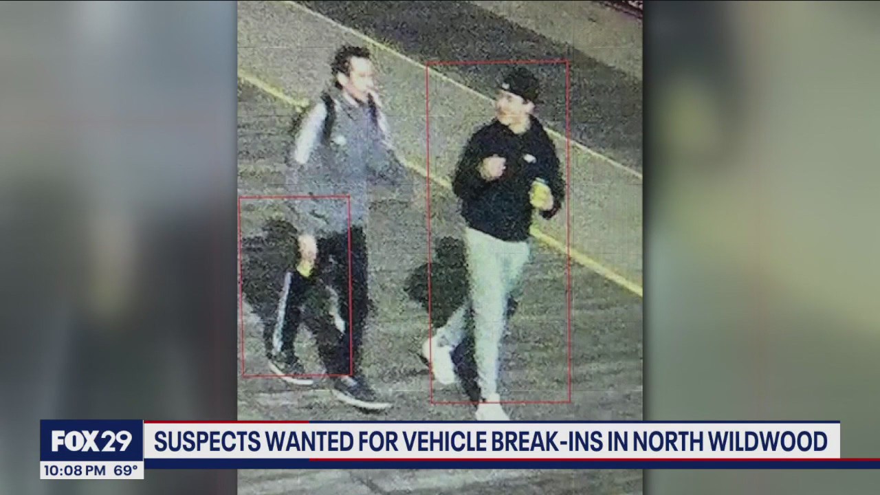 Suspects sought for rash of Jersey Shore vehicle burglaries during busy Memorial Day weekend