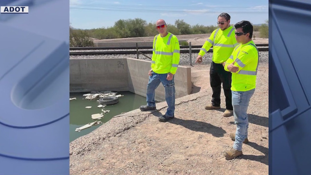 ADOT workers save woman trapped in GIla Bend canal