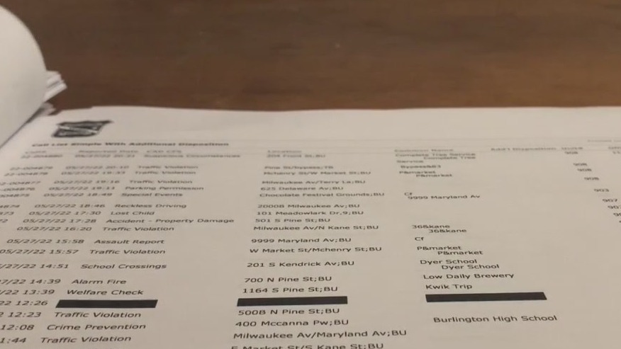 Burlington police records concerns