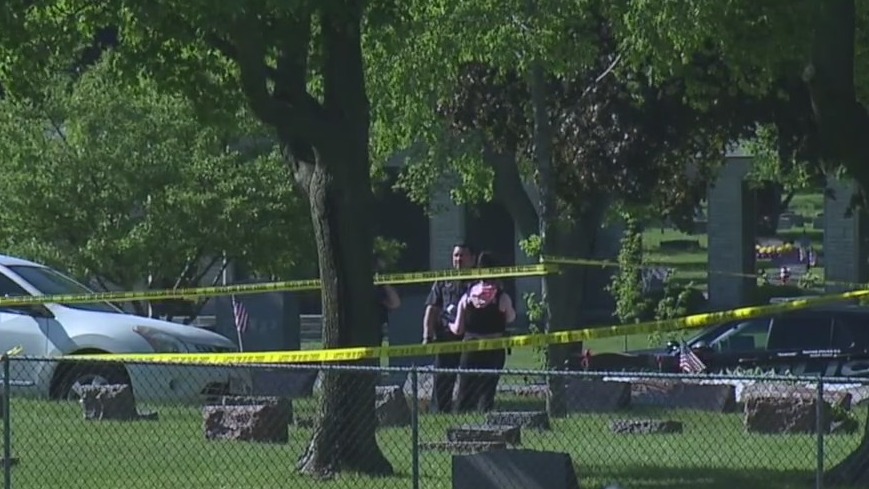 Graceland Cemetery shooting; Racine police say 2 wounded