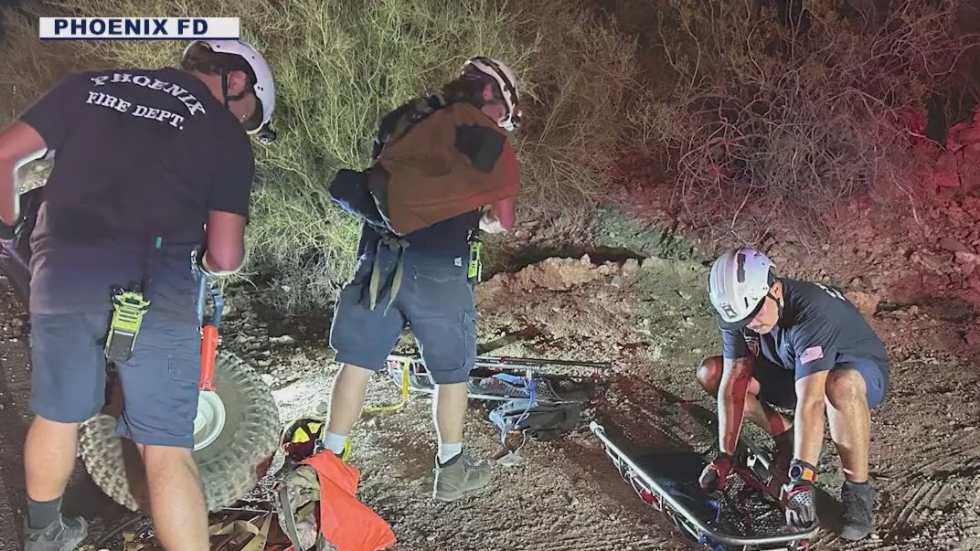 Hiker rescued near Shaw Butte Summit in Phoenix