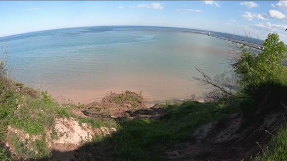 Port Washington landslide closes beach, city in search of solutions