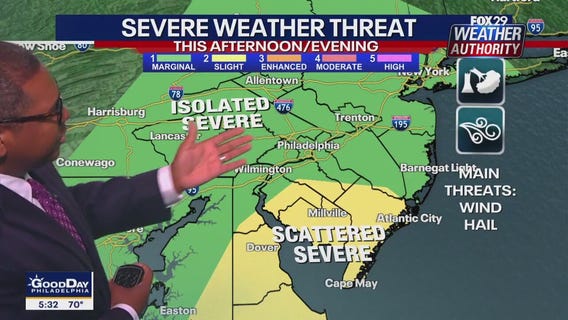 Weather Authority: Monday, 5 a.m. forecast