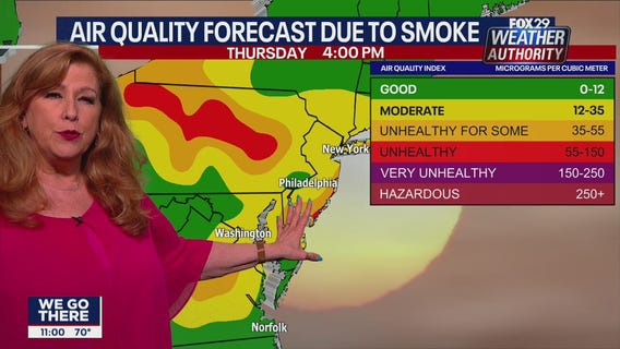 Weather Authority: 11 a.m. Thursday Update