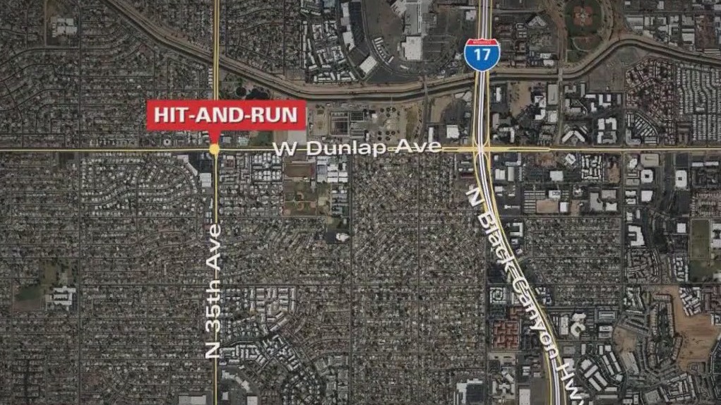 Motorcyclist badly hurt in Phoenix hit-and-run