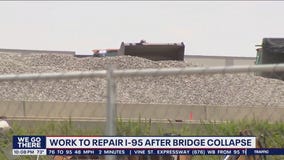 I-95 rebuild has begun ahead of schedule