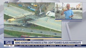 Aero Aggregates CEO explains process of making glass product for I-95 reconstruction
