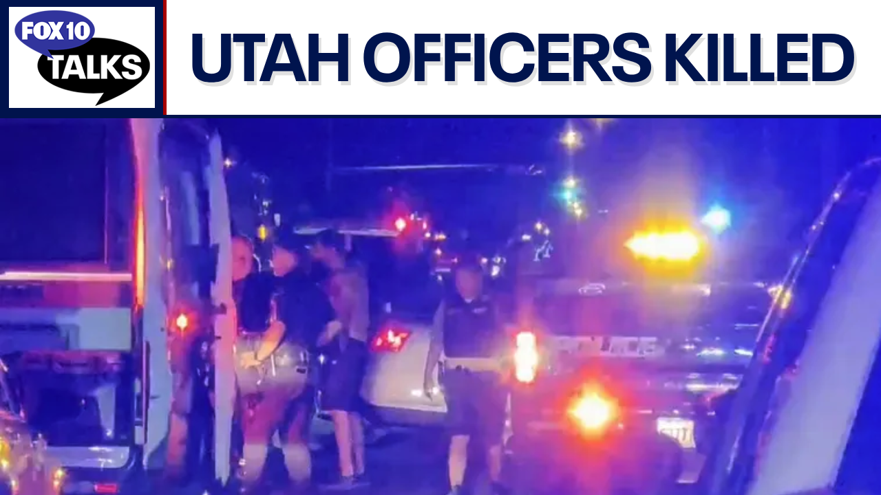 Two Utah police officers shot and killed