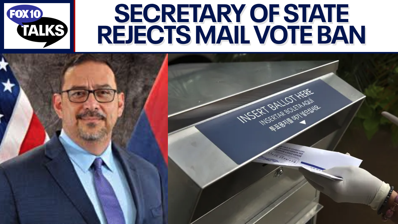 Arizona Secretary of State reacts to Trump's call to end mail-in voting