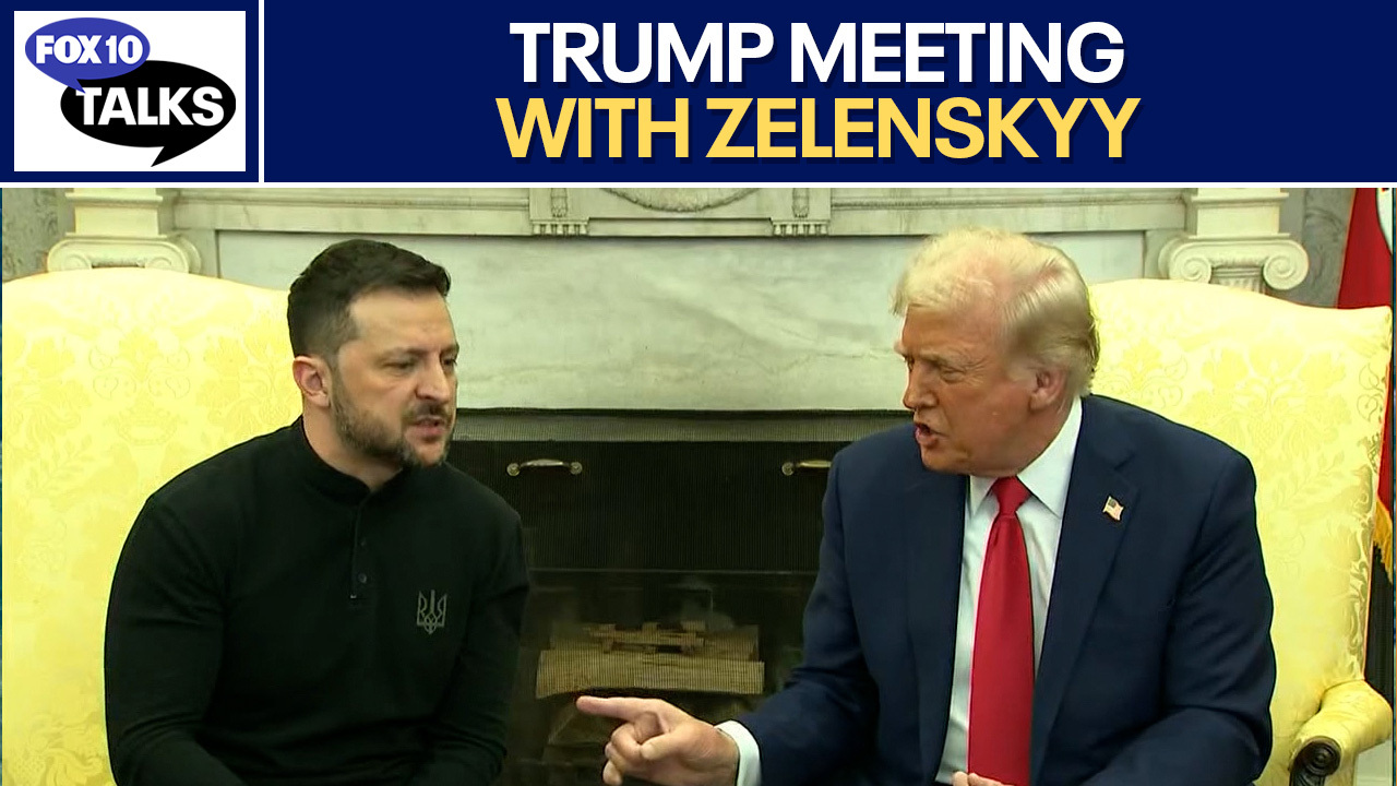 Zelenskyy meets with Trump at White House | FOX 10 Talks