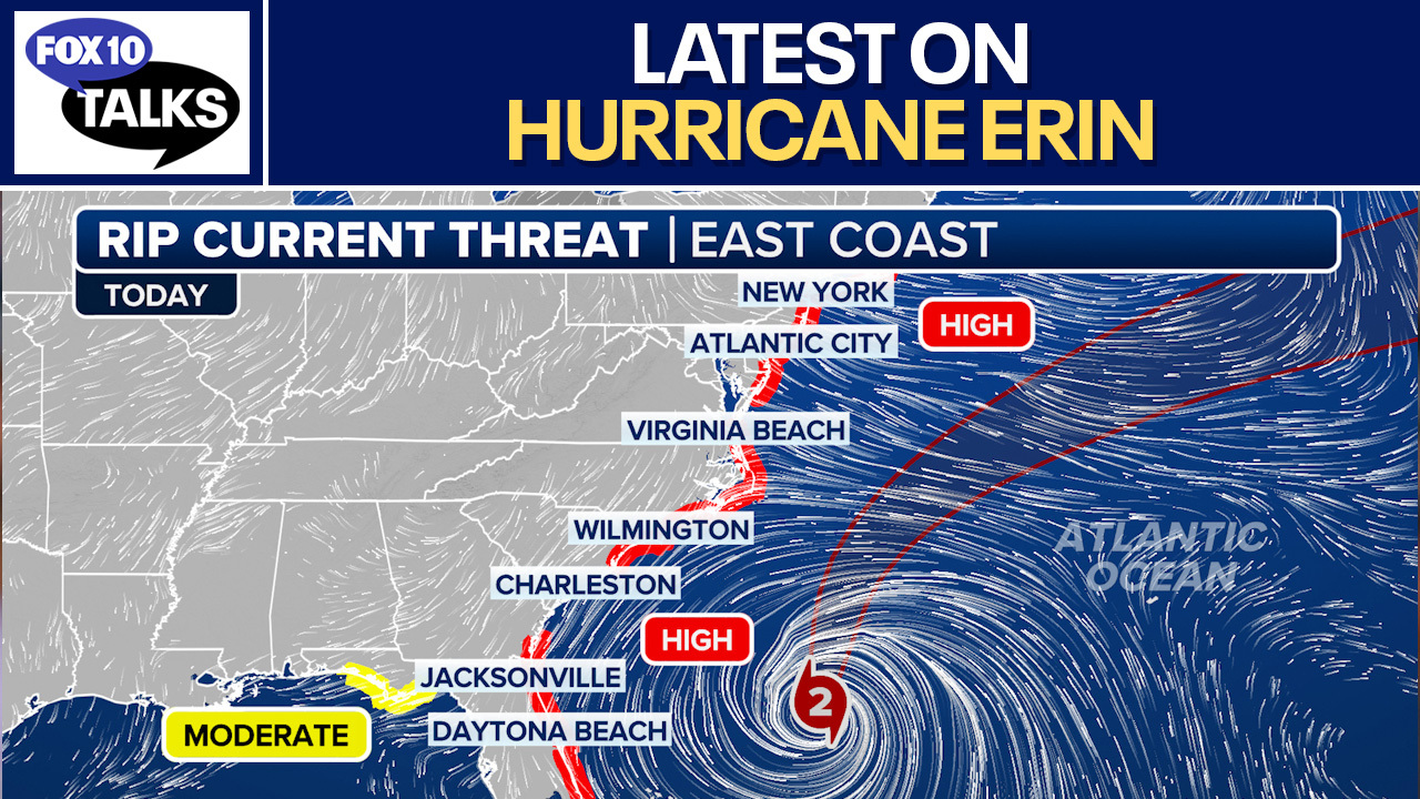 Hurricane Erin; Maryvale H.S. stabbing | FOX 10 Talks