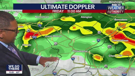 Weather Authority: Friday, 11 a.m. forecast