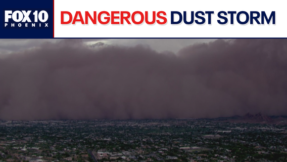 Monsoon dust storm blankets Phoenix area