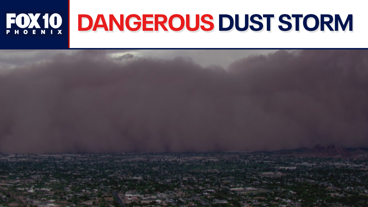 Monsoon dust storm blankets Phoenix area