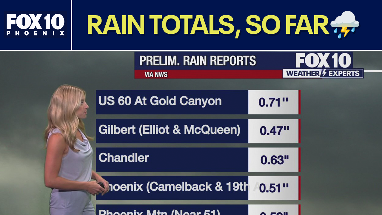 Monsoon hits Phoenix area hard with rain, lightning, thunder