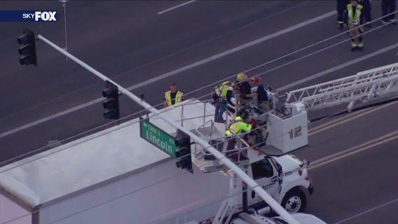 Workers rescued following construction crash in Scottsdale